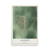 Map of Lafayette, Minnesota, 12 x 18 inch unframed archival matte print