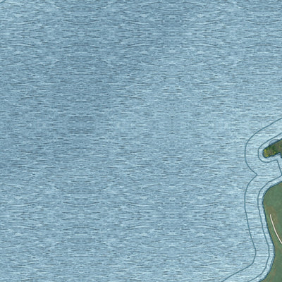 Second close-up of the map of Lake Benton, Minnesota print showing more streets and buildings