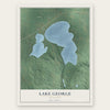 Lake George, Minnesota map print, the full design