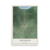 Map of Lake Lillian, Minnesota, 12 x 18 inch unframed archival matte print