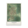 Map of Lakefield, Minnesota, 12 x 18 inch unframed archival matte print