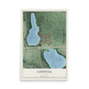Map of Landfall, Minnesota, 12 x 18 inch unframed archival matte print