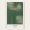 Leota, Minnesota map print, the full design