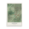 Map of Lexington, Minnesota, 12 x 18 inch unframed archival matte print