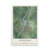 Map of Little Falls, Minnesota, 12 x 18 inch unframed archival matte print