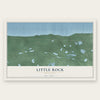 Little Rock, Minnesota map print, the full design