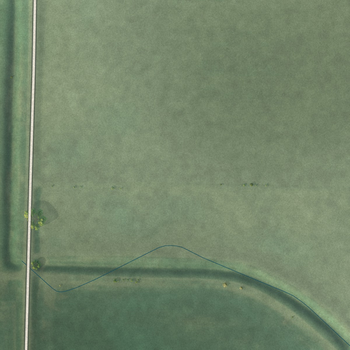 Second close-up of the map of Lucan, Minnesota print showing more streets and buildings