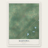 Mahtowa, Minnesota map print, the full design