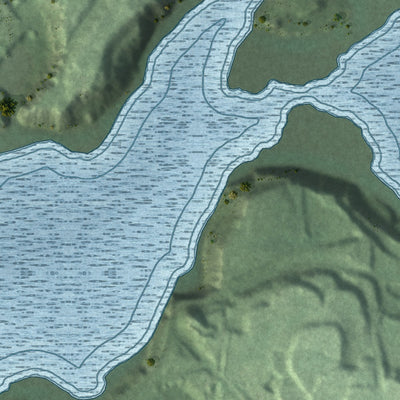 Second close-up of the map of Marble, Minnesota print showing more streets and buildings