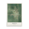 Map of Marietta, Minnesota, 12 x 18 inch unframed archival matte print