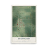 Map of Meadowlands, Minnesota, 12 x 18 inch unframed archival matte print