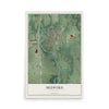 Map of Medford, Minnesota, 12 x 18 inch unframed archival matte print