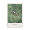 Map of Melrose, Minnesota, 12 x 18 inch unframed archival matte print