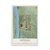 Map of Bottineau, Minnesota, 12 x 18 inch unframed archival matte print