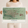 Map of Harrison, Minnesota, 12 x 18 inch unframed archival matte print