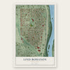 Lind-Bohanon, Minnesota map print, the full design