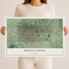 Map of Shingle Creek, Minnesota, 12 x 18 inch unframed archival matte print