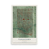 Map of Tangletown, Minnesota, 12 x 18 inch unframed archival matte print