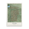 Map of Victory, Minnesota, 12 x 18 inch unframed archival matte print