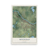 Map of Monticello, Minnesota, 12 x 18 inch unframed archival matte print