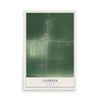 Map of Nashua, Minnesota, 12 x 18 inch unframed archival matte print