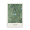 Map of Nowthen, Minnesota, 12 x 18 inch unframed archival matte print