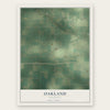 Oakland, Minnesota map print, the full design