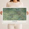 Map of Otsego, Minnesota, 12 x 18 inch unframed archival matte print