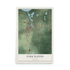 Map of Park Rapids, Minnesota, 12 x 18 inch unframed archival matte print