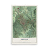 Map of Preston, Minnesota, 12 x 18 inch unframed archival matte print