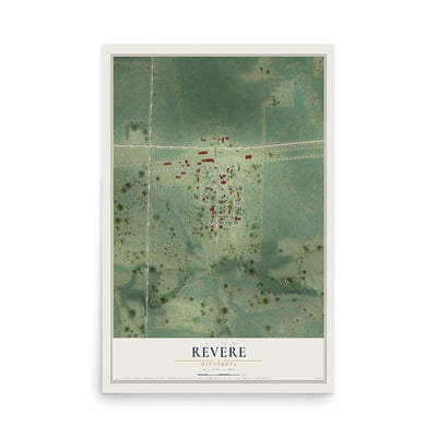 Map of Revere, Minnesota, 12 x 18 inch unframed archival matte print