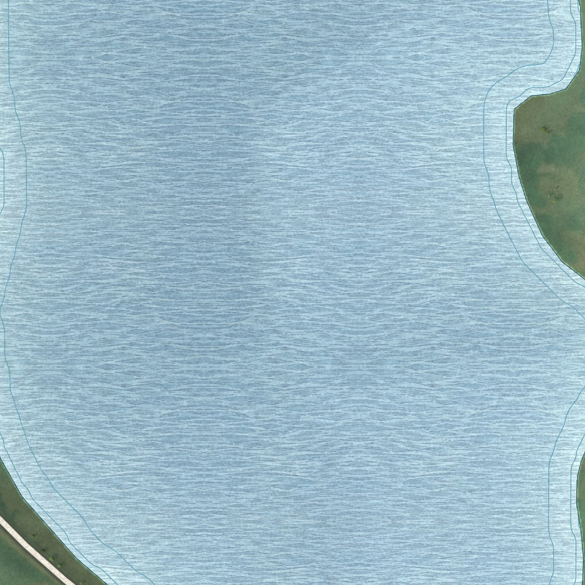 Second close-up of the map of Russell, Minnesota print showing more streets and buildings