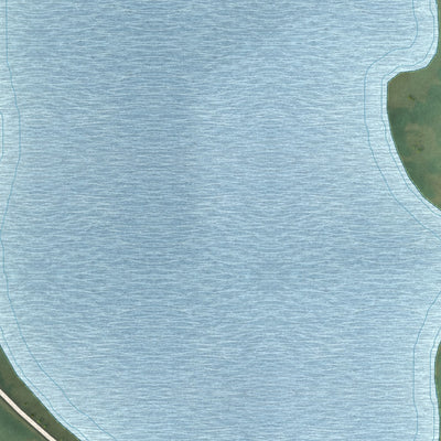 Second close-up of the map of Russell, Minnesota print showing more streets and buildings