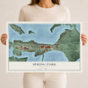 Map of Spring Park, Minnesota, 12 x 18 inch unframed archival matte print