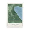 Map of Turtle River, Minnesota, 12 x 18 inch unframed archival matte print