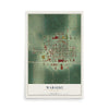 Map of Wabasso, Minnesota, 12 x 18 inch unframed archival matte print