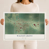 Map of Walnut Grove, Minnesota, 12 x 18 inch unframed archival matte print