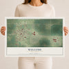 Map of Welcome, Minnesota, 12 x 18 inch unframed archival matte print