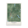 Map of Wyoming, Minnesota, 12 x 18 inch unframed archival matte print
