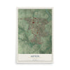 Map of Affton, Missouri, 12 x 18 inch unframed archival matte print