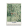 Map of Avondale, Missouri, 12 x 18 inch unframed archival matte print
