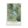 Map of Baldwin Park, Missouri, 12 x 18 inch unframed archival matte print