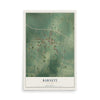 Map of Barnett, Missouri, 12 x 18 inch unframed archival matte print