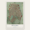 Bevo Mill, Missouri map print, the full design