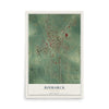 Map of Bismarck, Missouri, 12 x 18 inch unframed archival matte print