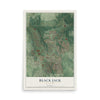 Map of Black Jack, Missouri, 12 x 18 inch unframed archival matte print