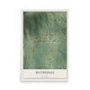 Map of Blythedale, Missouri, 12 x 18 inch unframed archival matte print