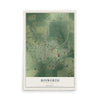 Map of Bosworth, Missouri, 12 x 18 inch unframed archival matte print