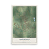 Map of Brookfield, Missouri, 12 x 18 inch unframed archival matte print