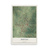 Map of Buffalo, Missouri, 12 x 18 inch unframed archival matte print